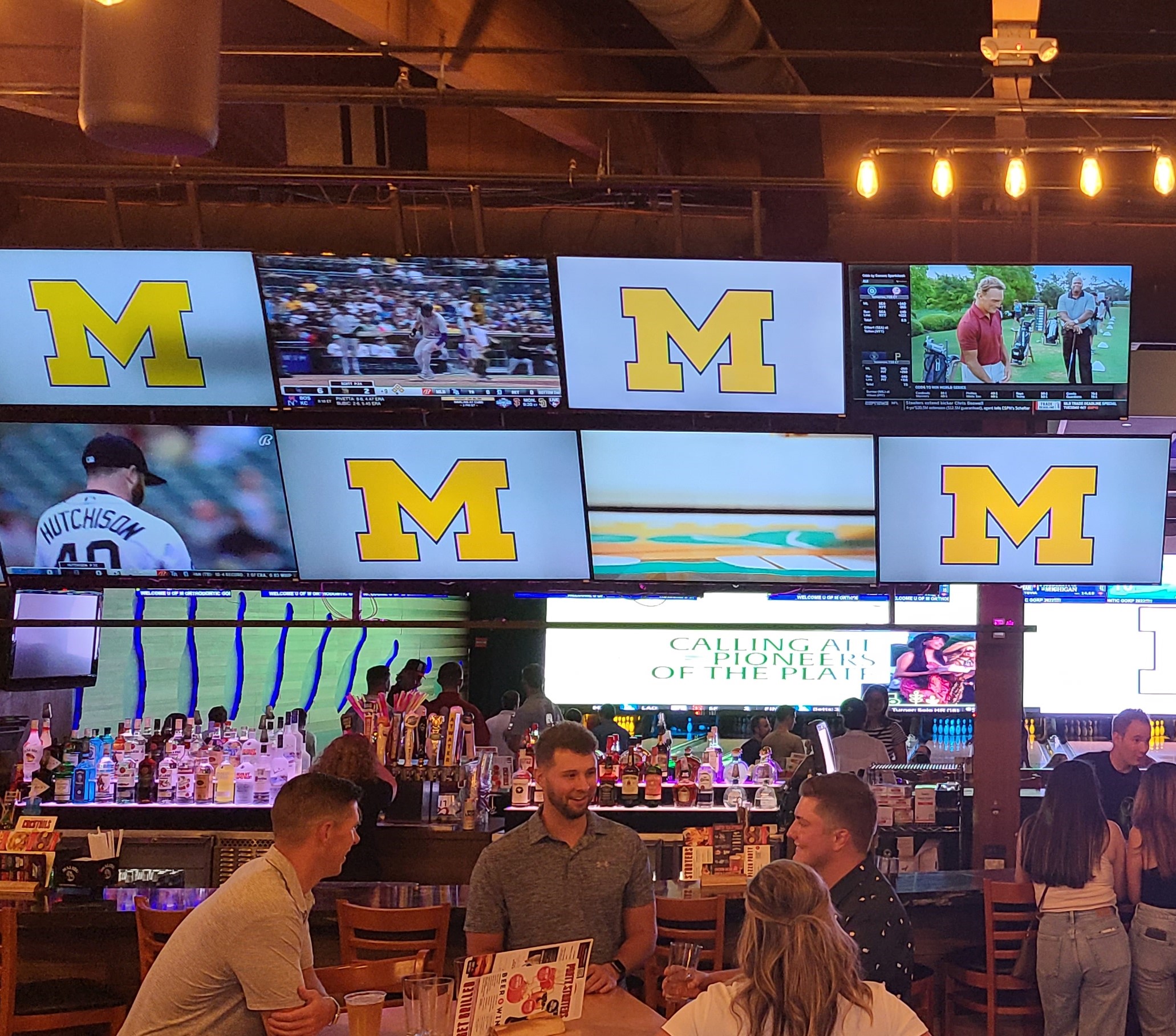 Michigan at Welcome reception - cropped